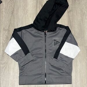 Kids Gray and Black Hoodie
